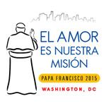 Papal Visit 2015 Logo DC 150 Spanish