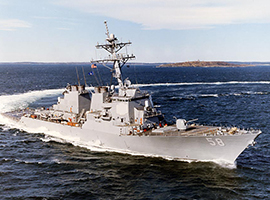 The USS Laboon.  U.S. Government photo.
