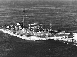 The USS  Schmitt. U.S. Government photo.