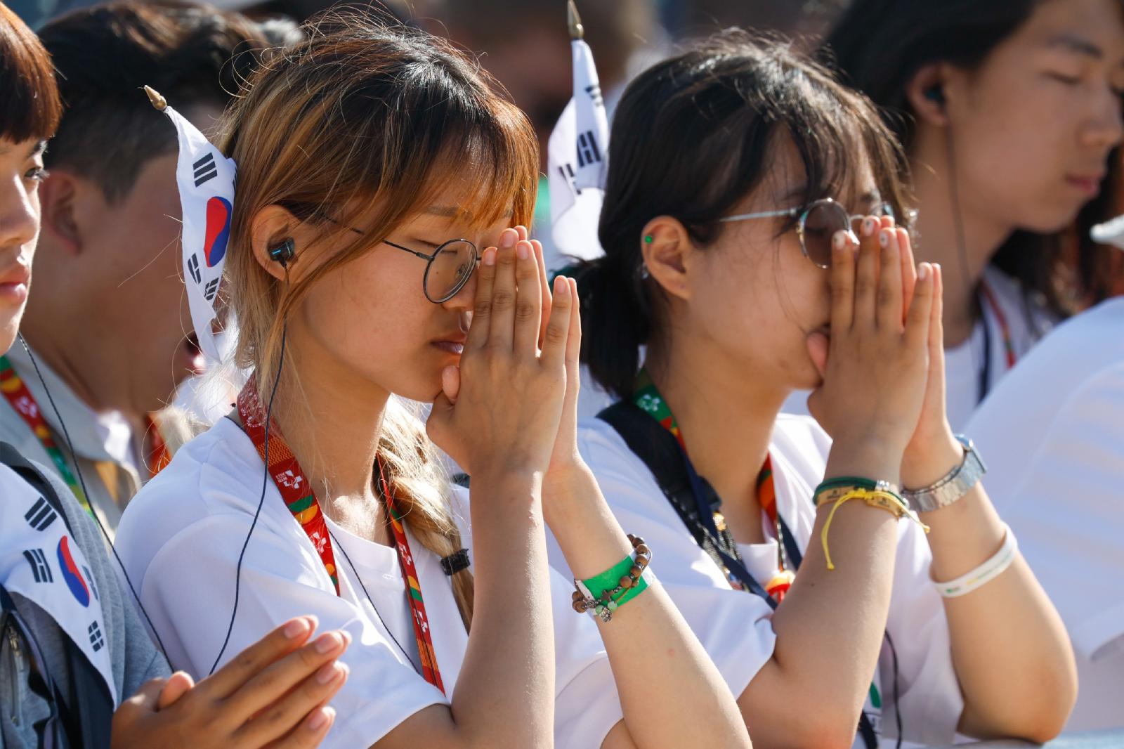 South Korean pilgrims