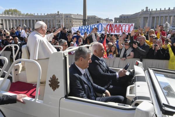Pope Francis in St. Peter's Square 